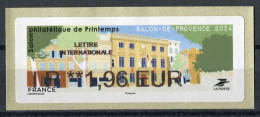 Timbre De Distributeur De 2024 "LETTRE INTERNATIONALE IP **1,96 EUR - SALON DE PROVENCE 2024" - 2010-... Viñetas De Franqueo Illustradas