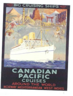 TRANSPORT ADVERTISING   MARITIME CANADIAN PACIFIC  CARD NO A44  LIMITED EDITION OF 100 - Publicité