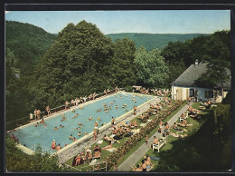 AK Schlangenbad Im Taunus, Das Schwimmbad Zur Hochsaison  - Taunus