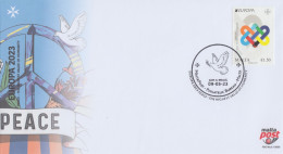 Malta 2023, Europa, CEPT, Peace, FDC - 2023