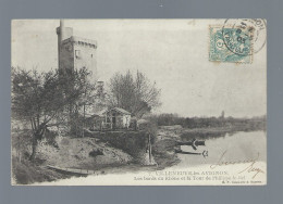 CPA - 84 - Villeneuve-les-Avignon - Les Bords Du Rhône Et La Tour De Philippe-le-Bel - Circulée En 1903 - Other & Unclassified