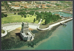 CP  CC 1130/A- Portugal,Lisboa, Torre De Belém ,vue Aérienne - Lisboa