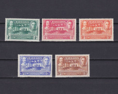 BARBADOS 1939, SG# 257-261, The General Assembly, KGVI, Part Set, MH - Barbades (...-1966)