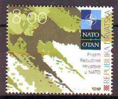 Croatia 2009 Y Croatian Admission To NATO Mi No 900 MNH - Croatia