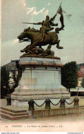 NÂ°35176 Z -cpa Chinon -la Statue Jeanne D'Arc- - Chinon