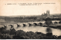 NÂ°35169 Z -cpa Tours -vla Vue GÃ©nÃ©rale -la Loire- - Tours