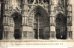 NÂ°35165 Z -cpa Tours -portail De La CathÃ©drale- - Tours