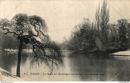 NÂ°35157 Z -cpa Paris -le Bois De Boulogne En Hiver- - Parchi, Giardini