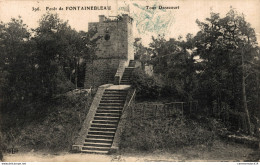 NÂ°35138 Z -cpa ForÃªt De Fontainebleau -tour Denecourt- - Fontainebleau