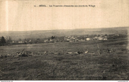 NÂ°34856 Z -cpa MÃ©nil -les TranchÃ©es Allemandes Aux Abords Du Village- - Autres & Non Classés