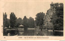 NÂ°34808 Z -cpa Paris -Lac Et Rocher Des Buttes Chaumont- - Other & Unclassified