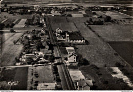 NÂ°34689 Z -cpsm Lucouy -vue AÃ©rienne- Le Monument Et L'Ã©glise- - Andere & Zonder Classificatie