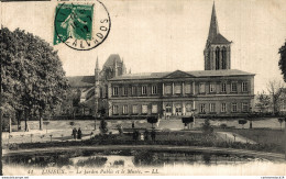 NÂ°35665 Z -cpa Lisieux -le Jardin Public- - Lisieux