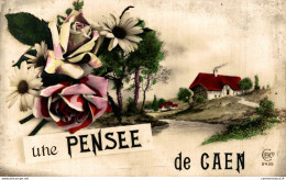 NÂ°35604 Z -cpa Une PensÃ©e De Caen - Caen