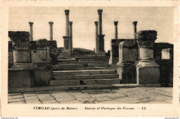 NÂ°35428 Z -cpa Timgad -entrÃ©e Et Portique Du Forum- - Autres & Non Classés