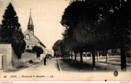 NÂ°35394 Z -cpa Sens -boulevard De MaupÃ©on- - Sens