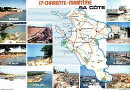 NÂ°35290 Z -cpsm Charente Maritime -17- - Maps