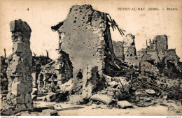 NÂ°35980 Z -cpa Berry Au Bac -ruines- - Other & Unclassified