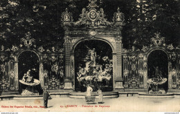 NÂ°35878 Z -cpa Nancy -fontaine De Neptune- - Nancy