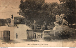 NÂ°36845 Z -cpa Montpellier -le Peyrou- - Montpellier