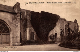 NÂ°36744 Z -cpa ChÃ¢teau Landon -ruines De Saint SÃ¨verin- - Chateau Landon