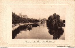 NÂ°36756 Z -cpa Auxerre -les Quais Et La CathÃ©drale- - Auxerre