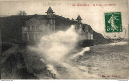 NÂ°36723 Z -cpa Granville -le Casino- La TempÃªte- - Granville