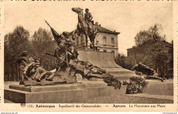 NÂ°36654 Z -cpa Antwerpen -le Monument Aux Morts- - Antwerpen