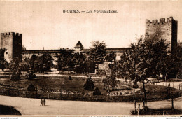 NÂ°36631 Z -cpa Worms -les Fortifications- - Worms