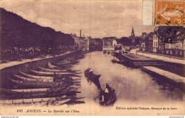 NÂ°36466 Z -cpa Amiens -le MarchÃ© Sur L'Eau- - Amiens