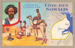 MIKIBP13-019- SOMALIE COLONIES FRANCAISES PLAN EDITION PRODUITS CHIMIQUES LION NOIR - Somalië