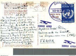 NÂ°36341 Z -cachet Correo Aero -Panama- 1958 - Avions