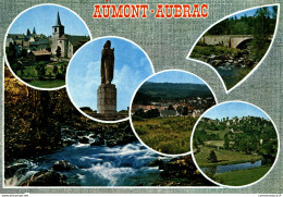 NÂ°38112 Z -cpsm Aumont Aubrac -multivues- - Aumont Aubrac