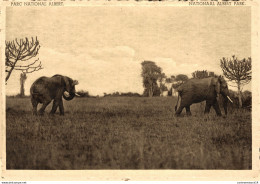 NÂ°38094 Z -cpsm Ã©lÃ©phants Dans Le Parc National Albert -Congo- - Elefantes