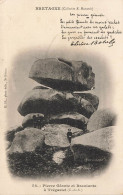 Trégastel * La Pierre Géante Et Branlante * Mégalithe Monolithe - Trégastel