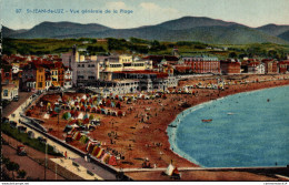 NÂ°37873 Z -cpa St Jean De Luz -vue GÃ©nÃ©rale De La Plage- - Saint Jean De Luz