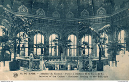 NÂ°37078 Z -cpa Ostene -intÃ©rieur Du Kursaal- - Oostende