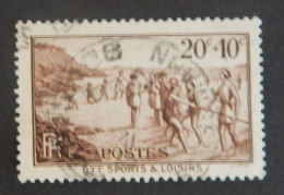 FRANCE YT 345 OBLITERE "PTT SPORTS ET LOISIRS" ANNEE 1937 - Used Stamps