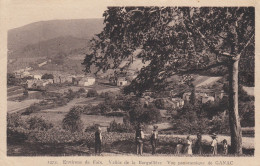 Environs De Foix. Vallée De La Barguillère.  Vue Panoramique De Ganac - Foix