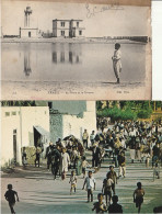 TUNISIE - ZARZIS : 1 CPA : Le Phare Et La Douane + 1 CPSM ; Cortège De Mariage - Tunisie