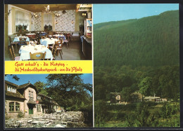 AK Wachenheim /Pfalz, Das Gasthaus Forsthaus Rotsteig, Mit Gaststube Und Terrasse  - Chasse