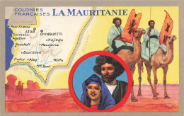 MIKIBP13-024- LA MAURITANIE COLONIES FRANCAISES PLAN EDITION PRODUITS CHIMIQUES LION NOIR - Mauretanien