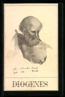 AK Diogenes, Portrait Des Philosophen  - Personnages Historiques