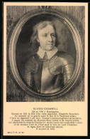 AK Olivier Cromwell, Au Moment Où La Guerre Entre Le Roi Et Le Parlement éclata  - Autres & Non Classés