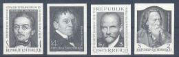 Austria Ritter,Kraus,Barany,Stelzhamer In A Black Color 1974 MNH ** - Neufs