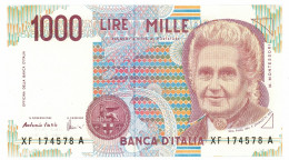 1000 LIRE MARIA MONTESSORI SERIE SOSTITUTIVA XF 05/01/1999 FDS-/FDS - Autres & Non Classés