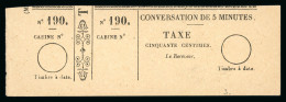 1880, Téléphone YT N° 2 *, Très Belle Qualité, TB. - Télégraphes Et Téléphones