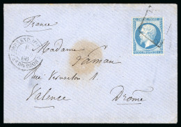 1866 France 20c Lettre CORPS EXP. D'ITALIE 2e DIVISION - 1849-1876: Période Classique