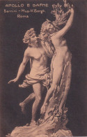 A24514 -  Bernini Sculpture "Apollo E Dafne"  Museo V. Borghese Postcard Rome Italy - Sculptures