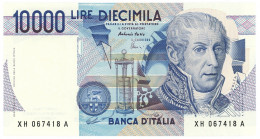 10000 LIRE B. D'ITALIA ALESSANDRO VOLTA SERIE SOSTITUTIVA XH 21/12/1999 FDS - Altri & Non Classificati
